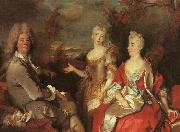 Nicolas de Largilliere Family Portrait Sweden oil painting reproduction